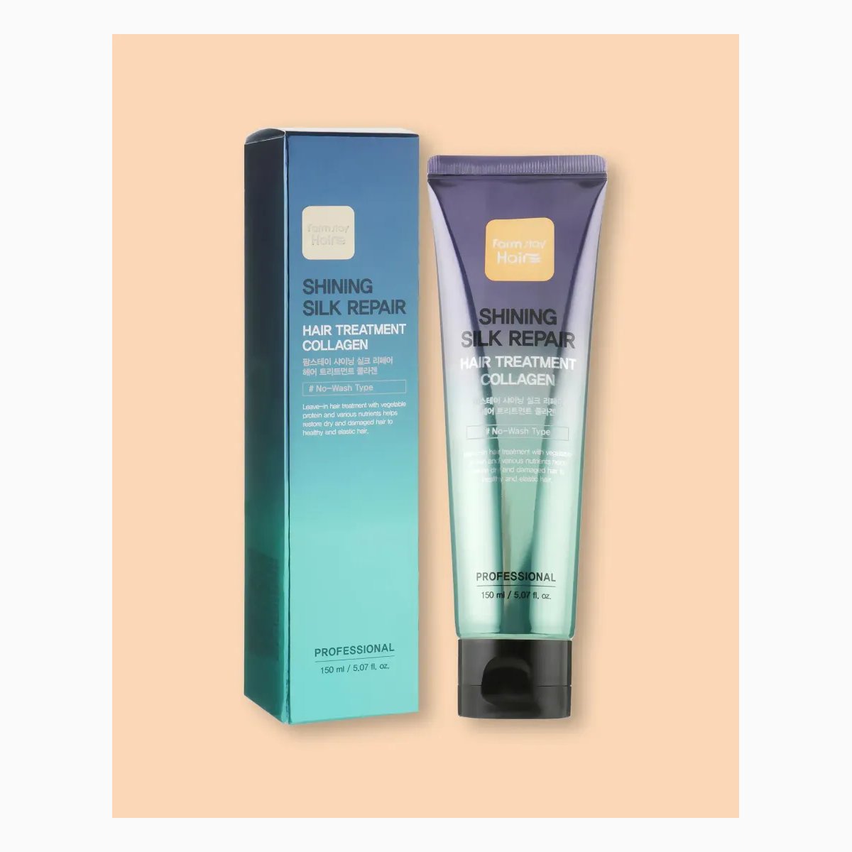 FARMSTAY SHINING SILK REPAIR HAIR TREATMENT PEPTIDE