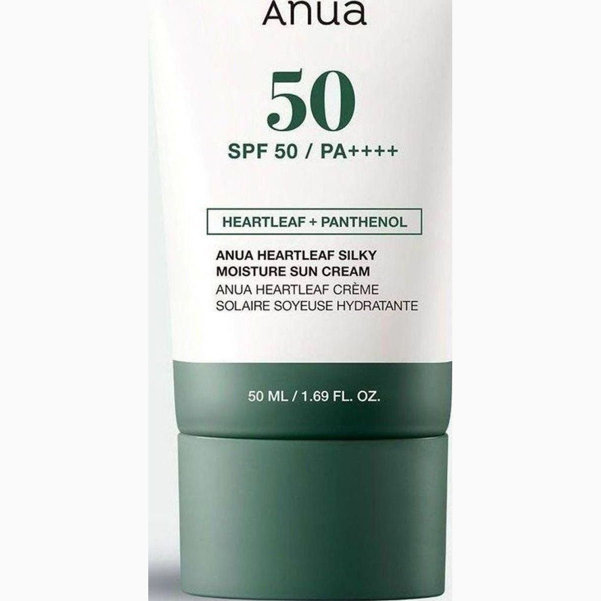 ANUA HEARLEAF SILKY MOISTURE SUNCREAM 50ml