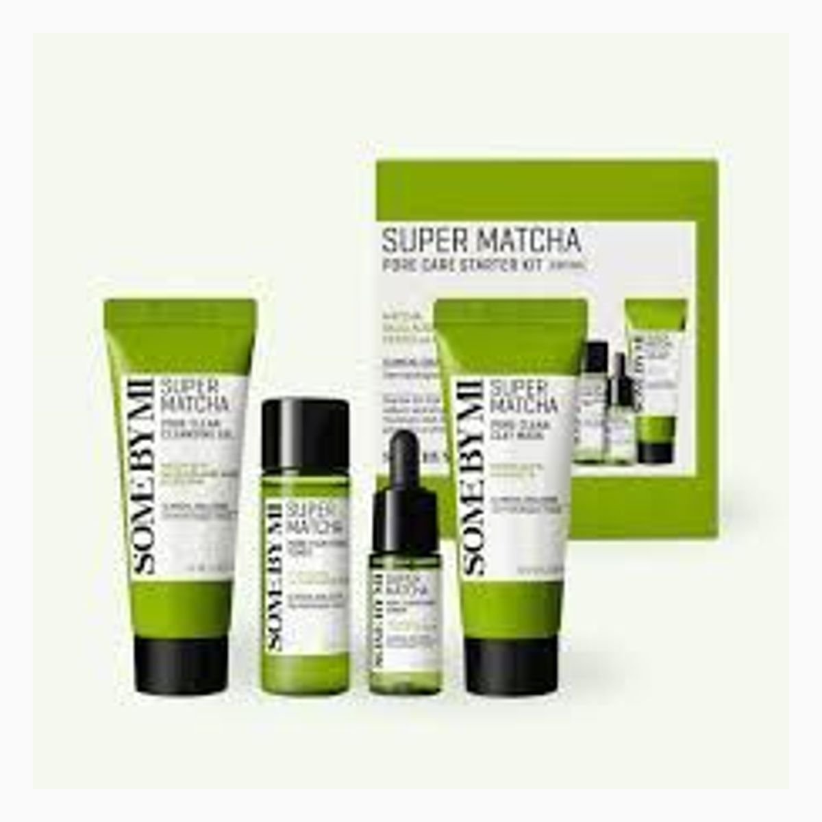 SOME BY MI SUPER MATCHA PORE CARE STARTER KIT (4components)