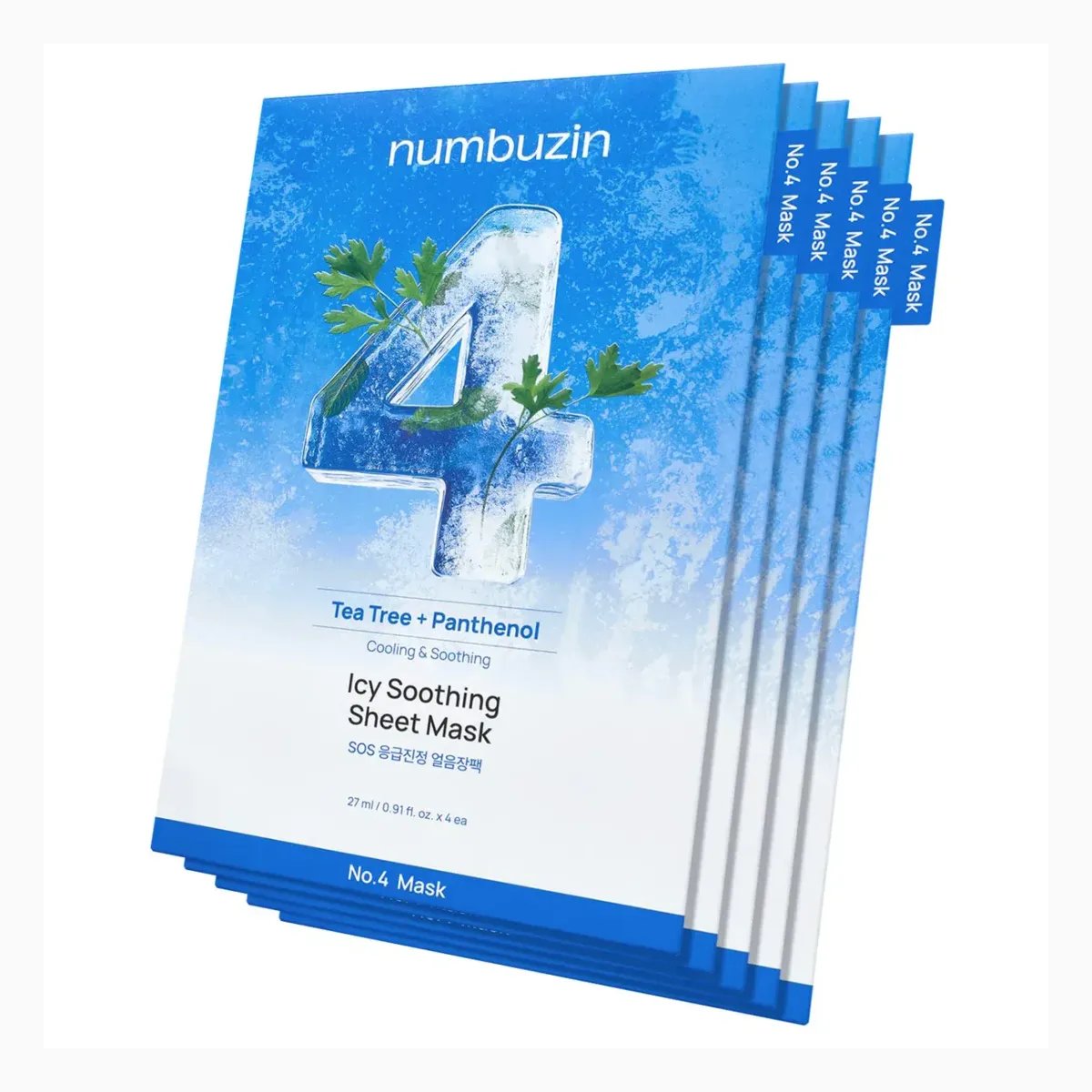No.4 Icy Soothing Sheet Mask (1ea)