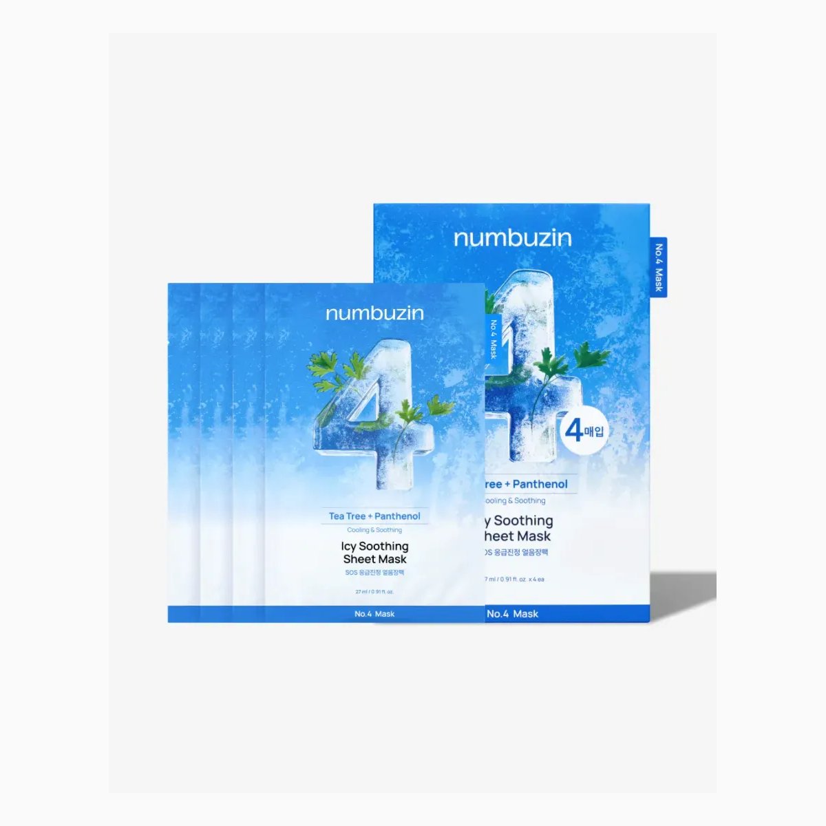 No.4 Icy Soothing Sheet Mask (5ea)