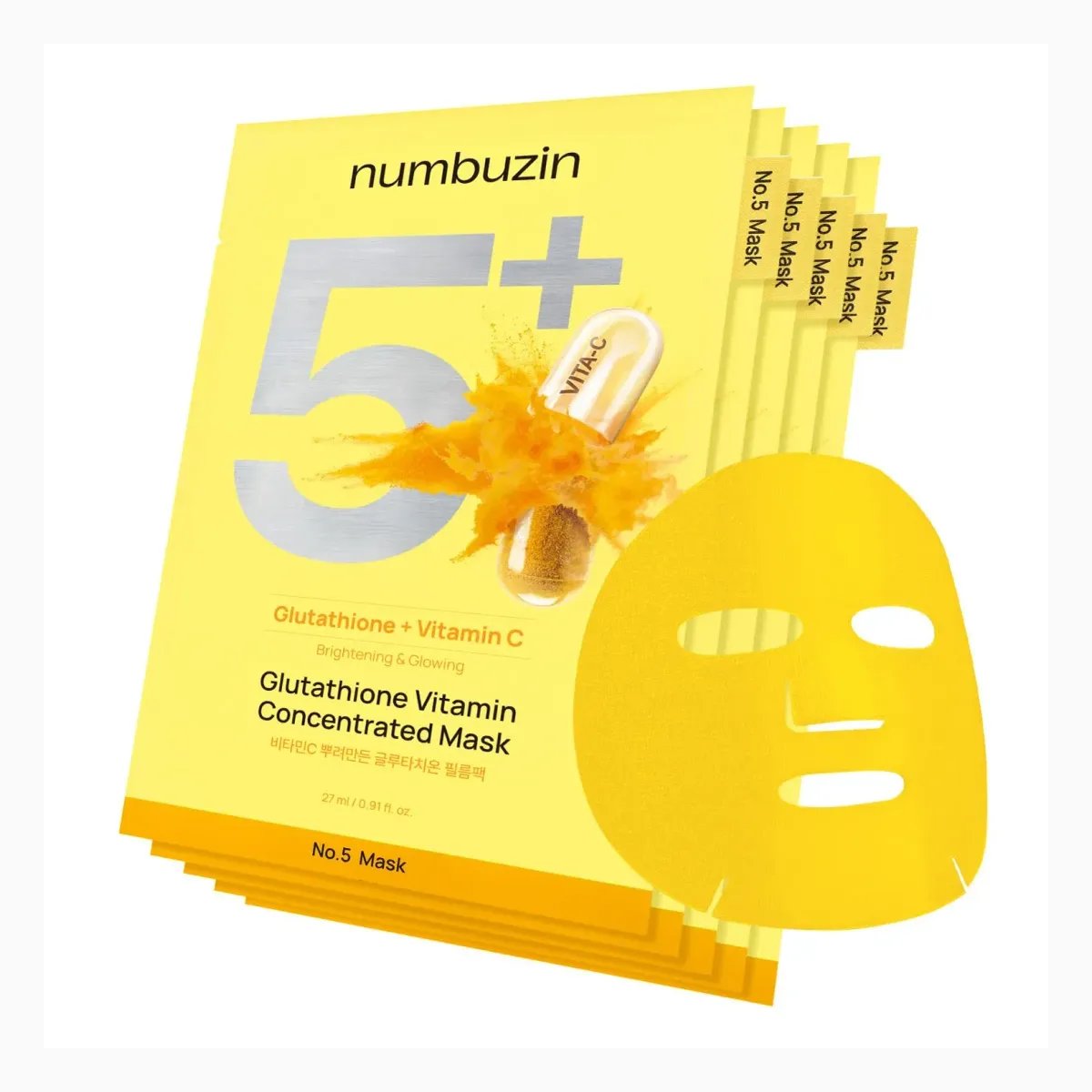 No.5+ Glutathione Vitamin Concentrated Mask (1ea)