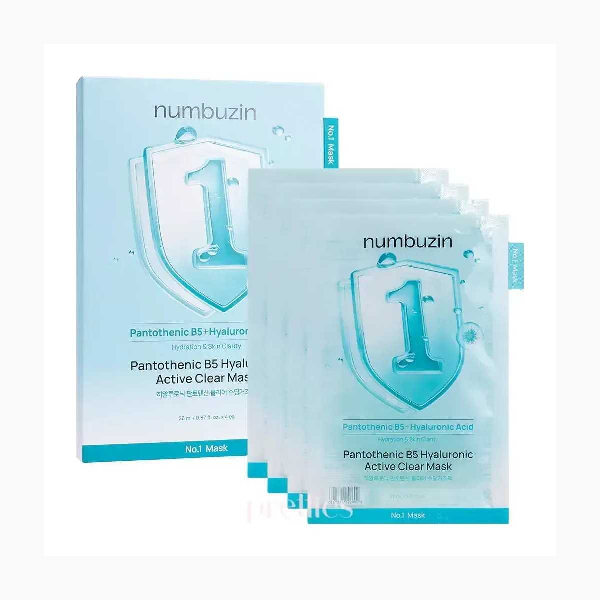 No.1 Pantothenic B5 Hyaluronic Active Clear Mask (10ea)