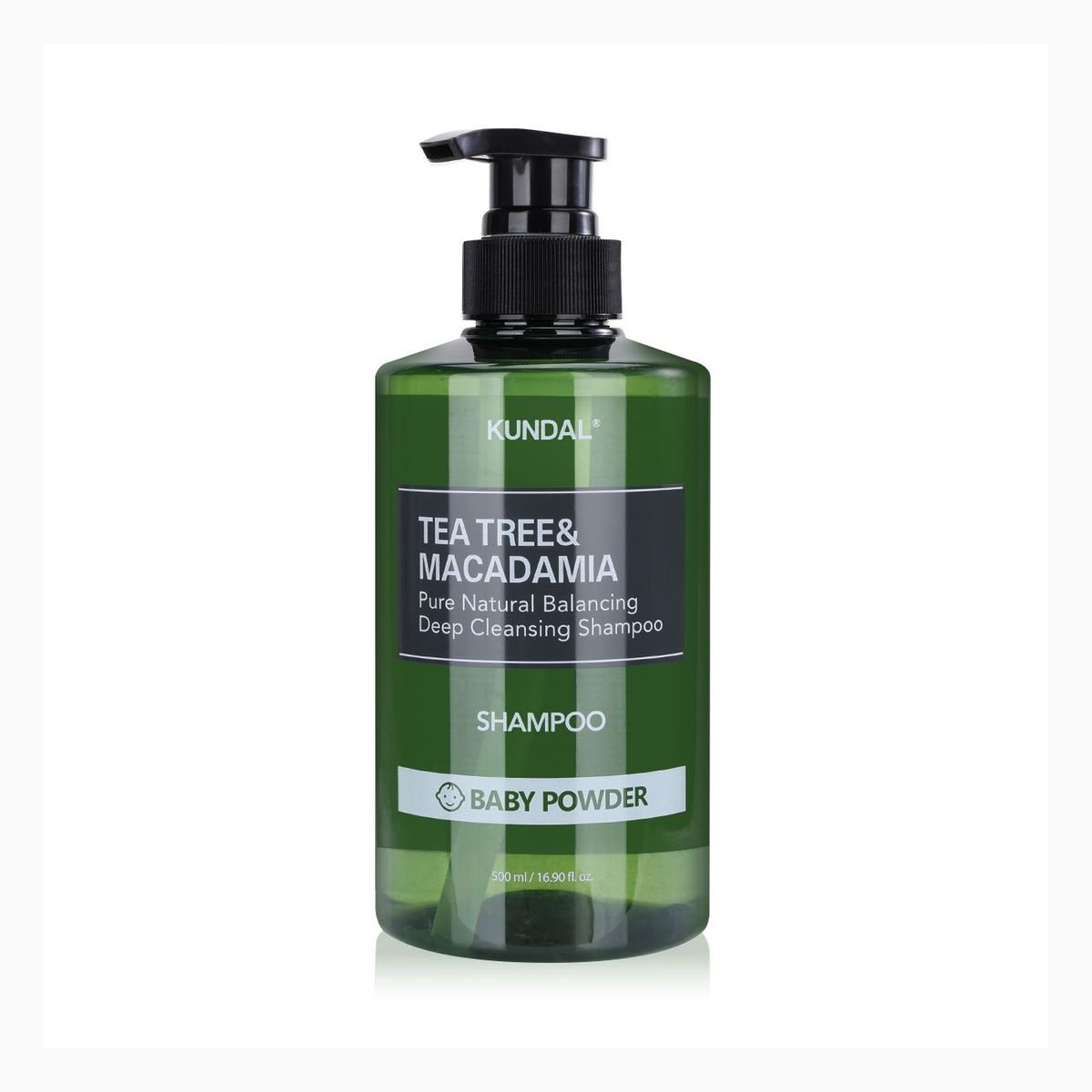 TEA TREE & MACADAMIA DEEP CLEANSING SHAMPOO 500ML - BABY POWDER