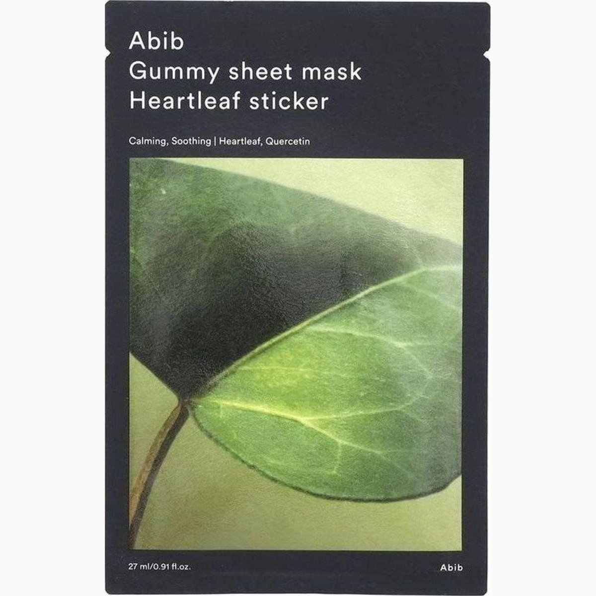 Abib Gummy sheet mask
Heartleaf sticker