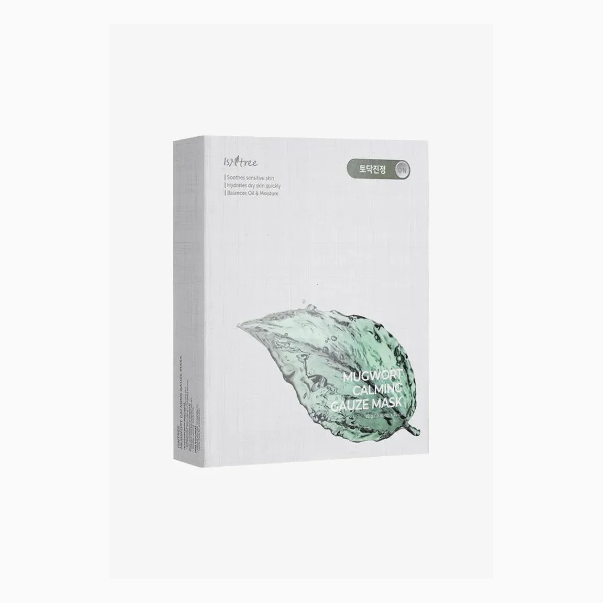 ISNTREE MUGWORT CALMING GAUZE MASK 10ea