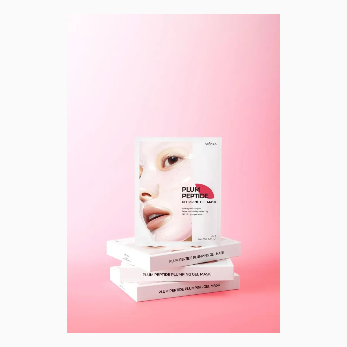 ISNTREE PLUM PEPTIDE PLUMPING GEL MASK 30g*4ea