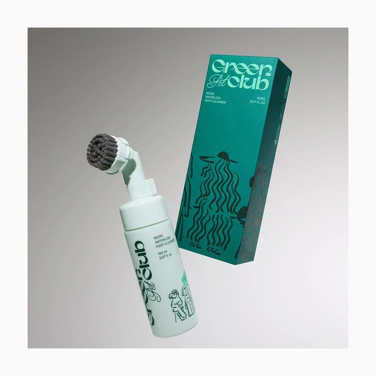 IF. gpc micro waterless foot cleanser