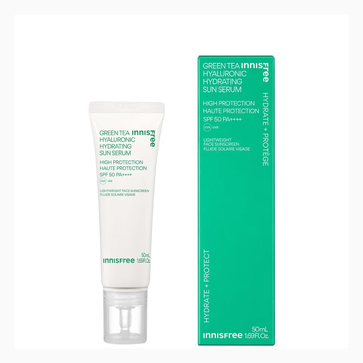 IF. GREEN TEA HYALURONIC MOIST SUN SERUM