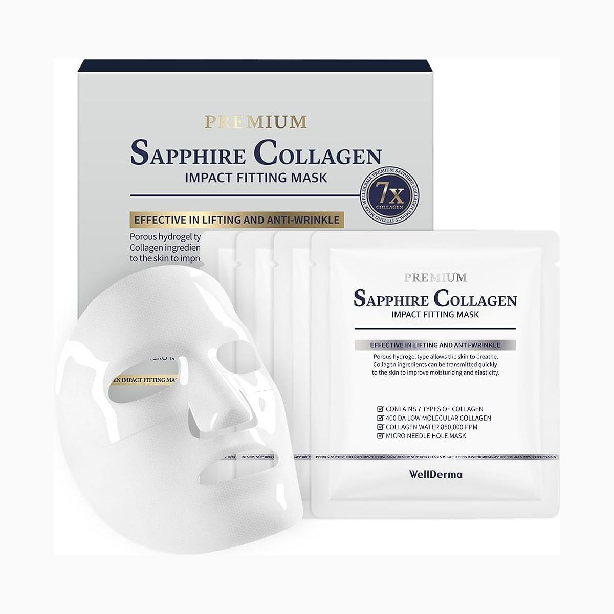 WellDerma wellderma-wellderma-collagen-impack-fitting-mask-25ml4