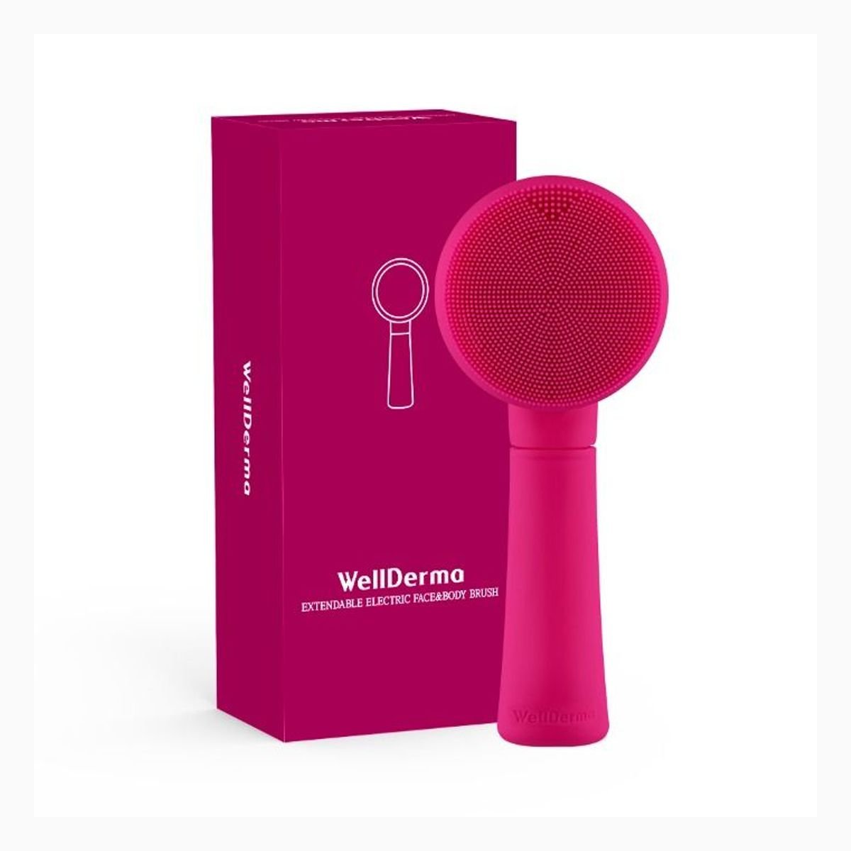 WellDerma wellderma-wellderma-extendable-electric-face-body-brush