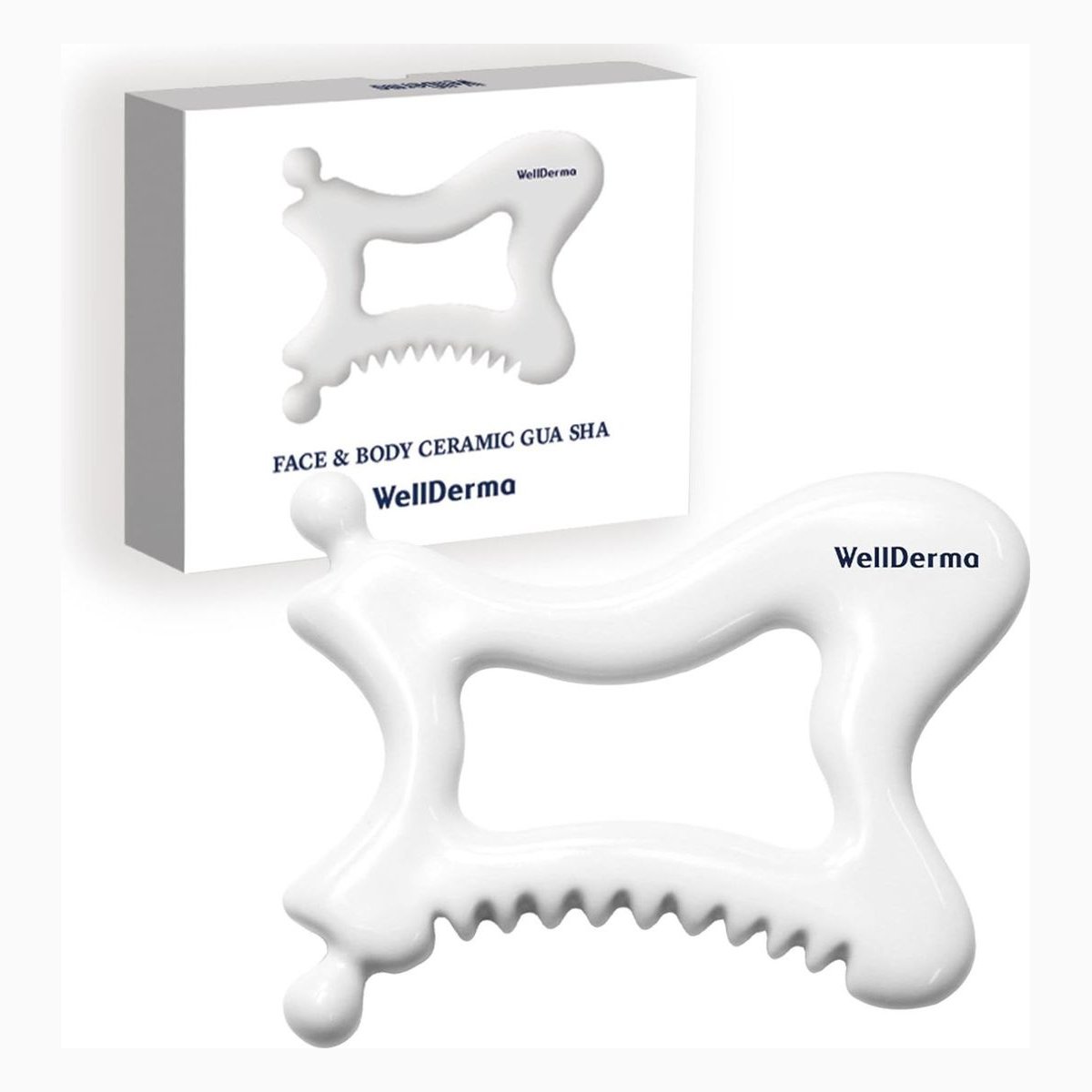 WellDerma wellderma-wellderma-face-body-ceramic-gua-sha
