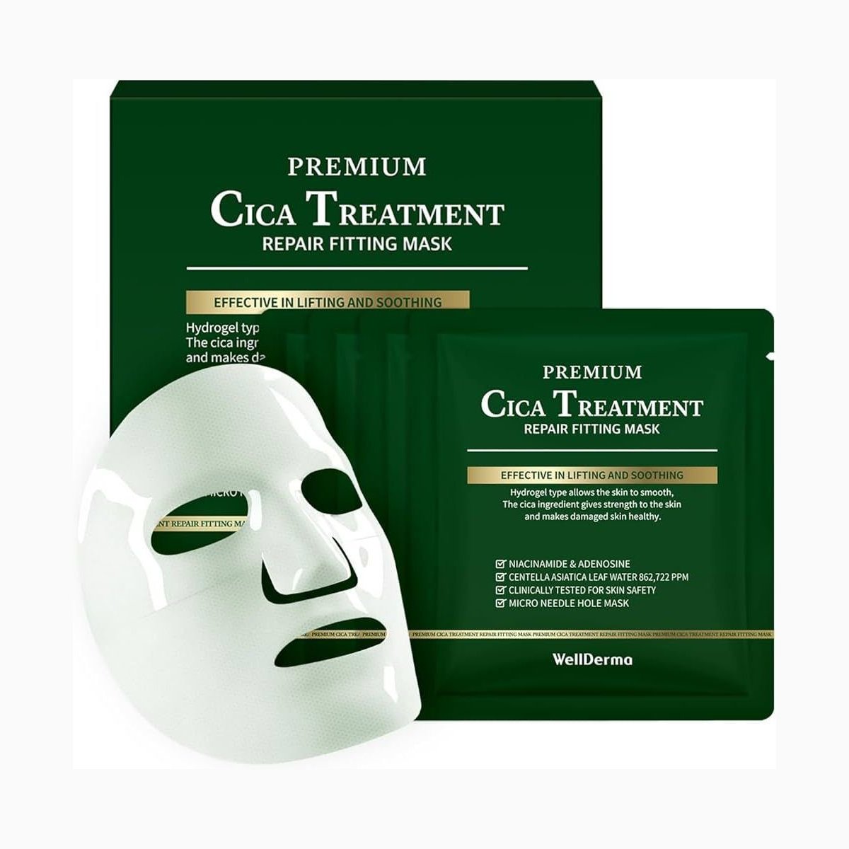 WellDerma wellderma-wellderma-premium-cica-treatment-fitting-mask-25ml4