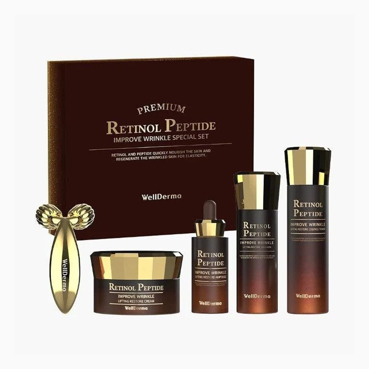 WellDerma wellderma-wellderma-premium-retinol-peptide-lifting-restore-special-set