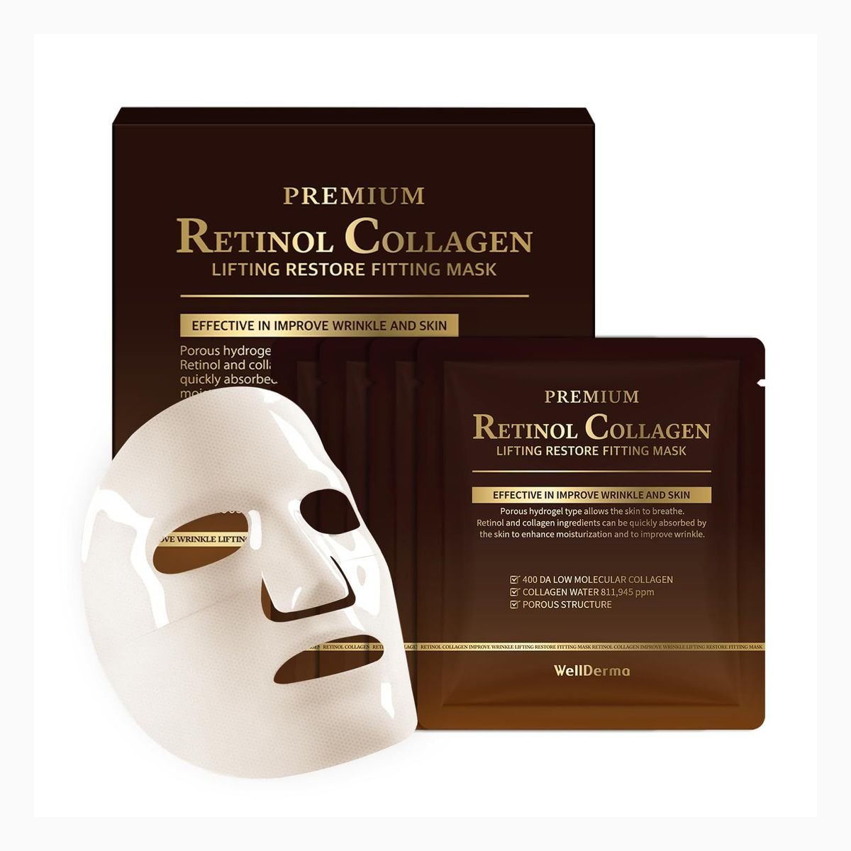 WellDerma wellderma-wellderma-premjum-retinol-collagen-lifitng-restore-fitting-mask-4ea-4