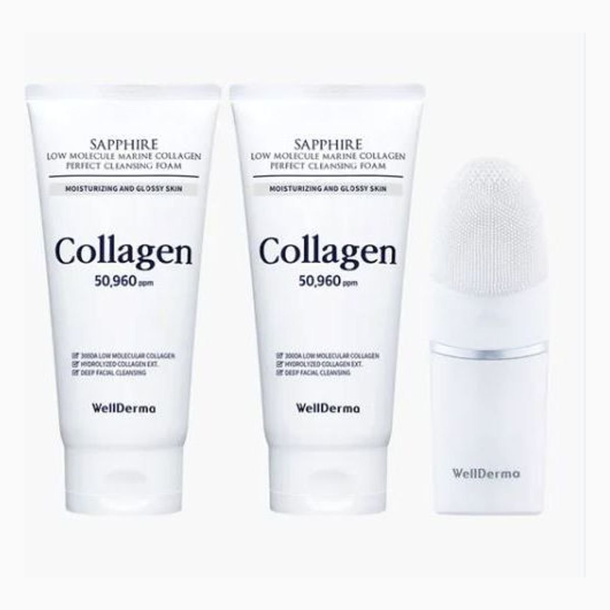 WellDerma wellderma-wellderma-sapphire-low-molecule-collagen-cleansing-duo