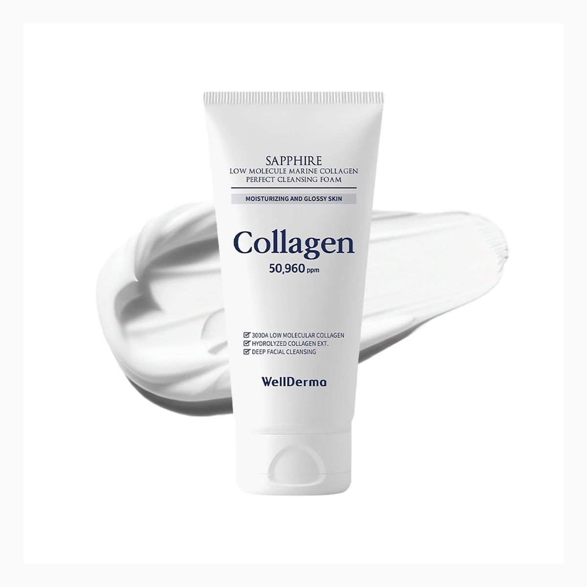 WellDerma wellderma-wellderma-sapphire-low-molecule-collagen-perfect-cleansing-foam