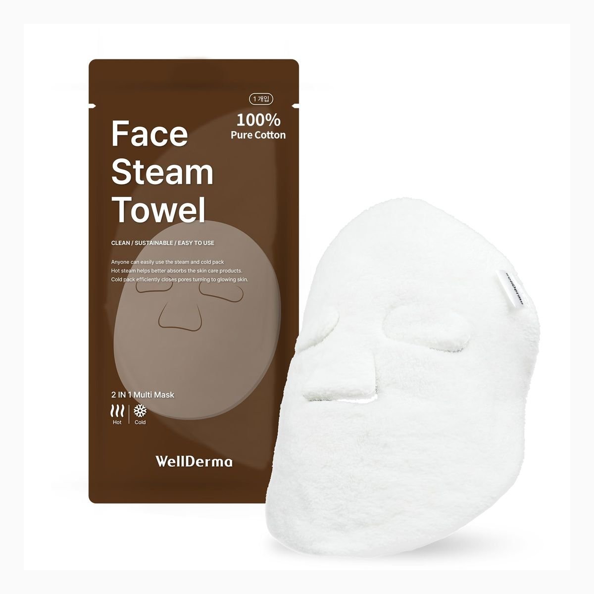 WellDerma wellderma-welldrma-face-steam-towel